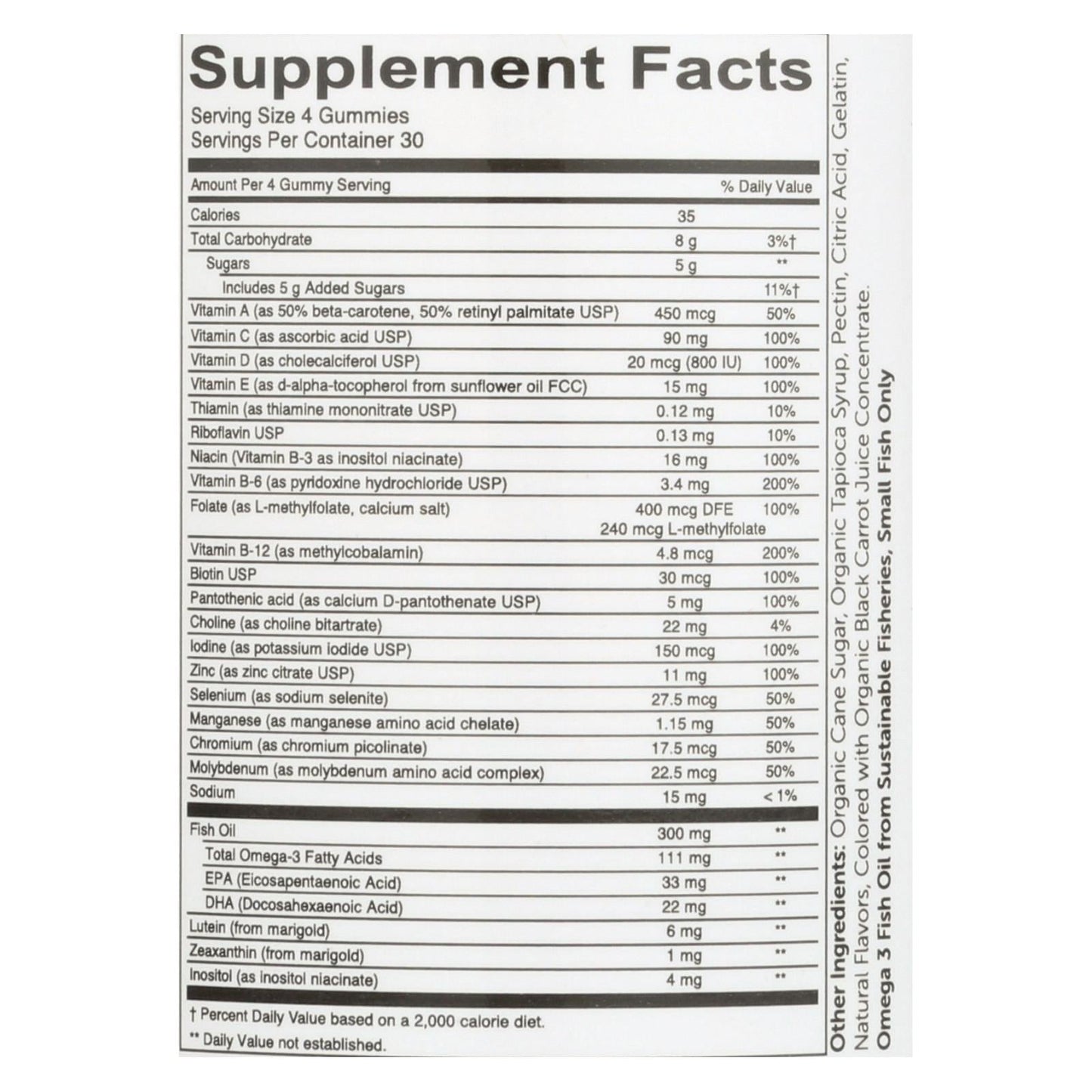 Smartypants Complete Teen Gummy Multivitamins - 120 Count