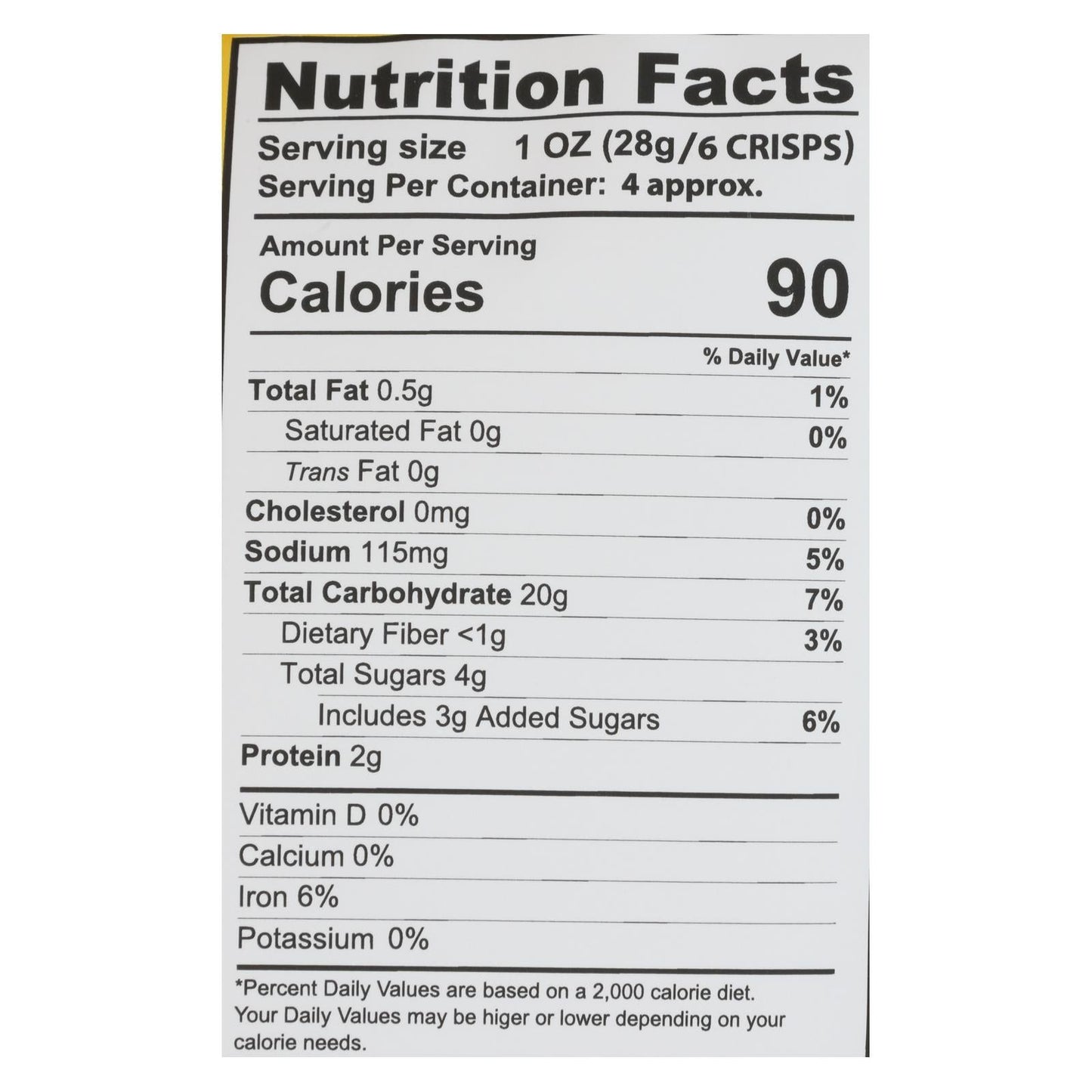 Craize Sweet Toasted Corn Crisps 4 Oz Pack of 6