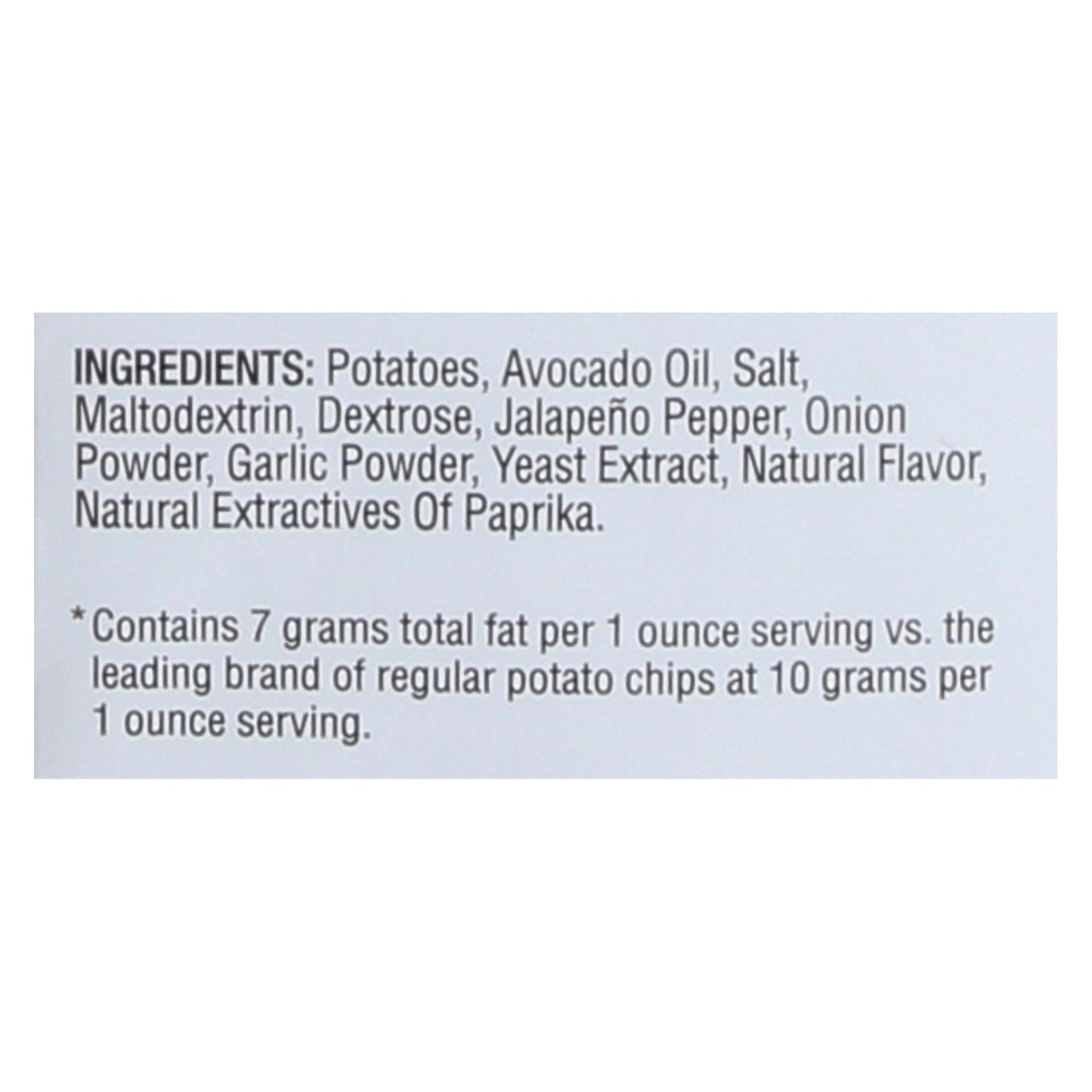 Good Health Kettle Chips: Avocado Oil Jalapeno, 5 Oz (Pack of 12)