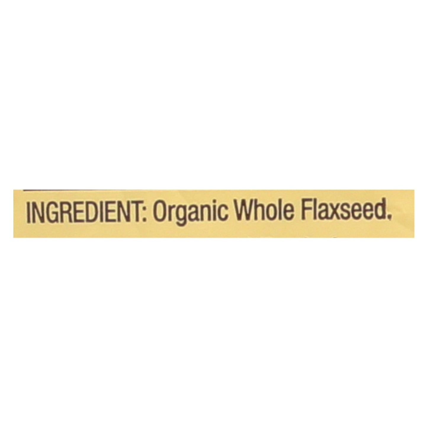 Bob's Red Mill Organic Flaxseed Meal Brown (Pack of 4 - 16 Oz.)