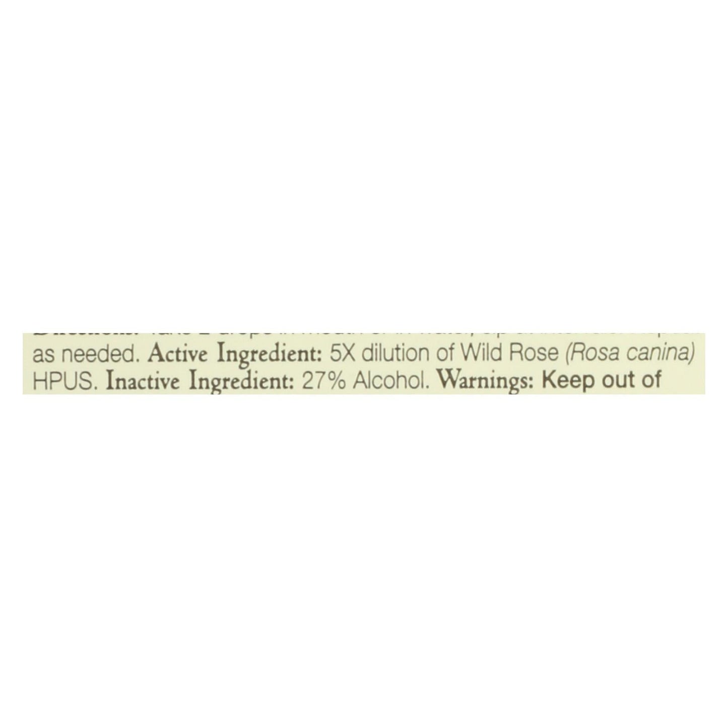 Bach Flower Remedies Essence Wild Rose - 0.7 Fl Oz