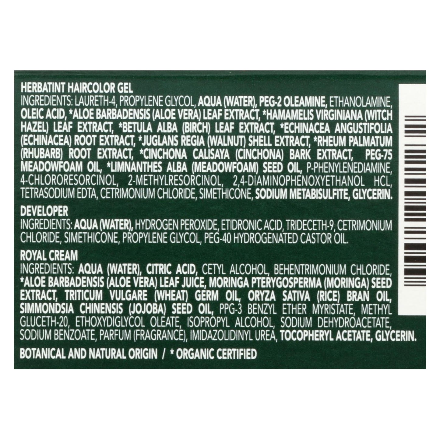 Herbatint Permanent Herbal Hair Color Gel - 5C Light Ash Chestnut - 135 ml