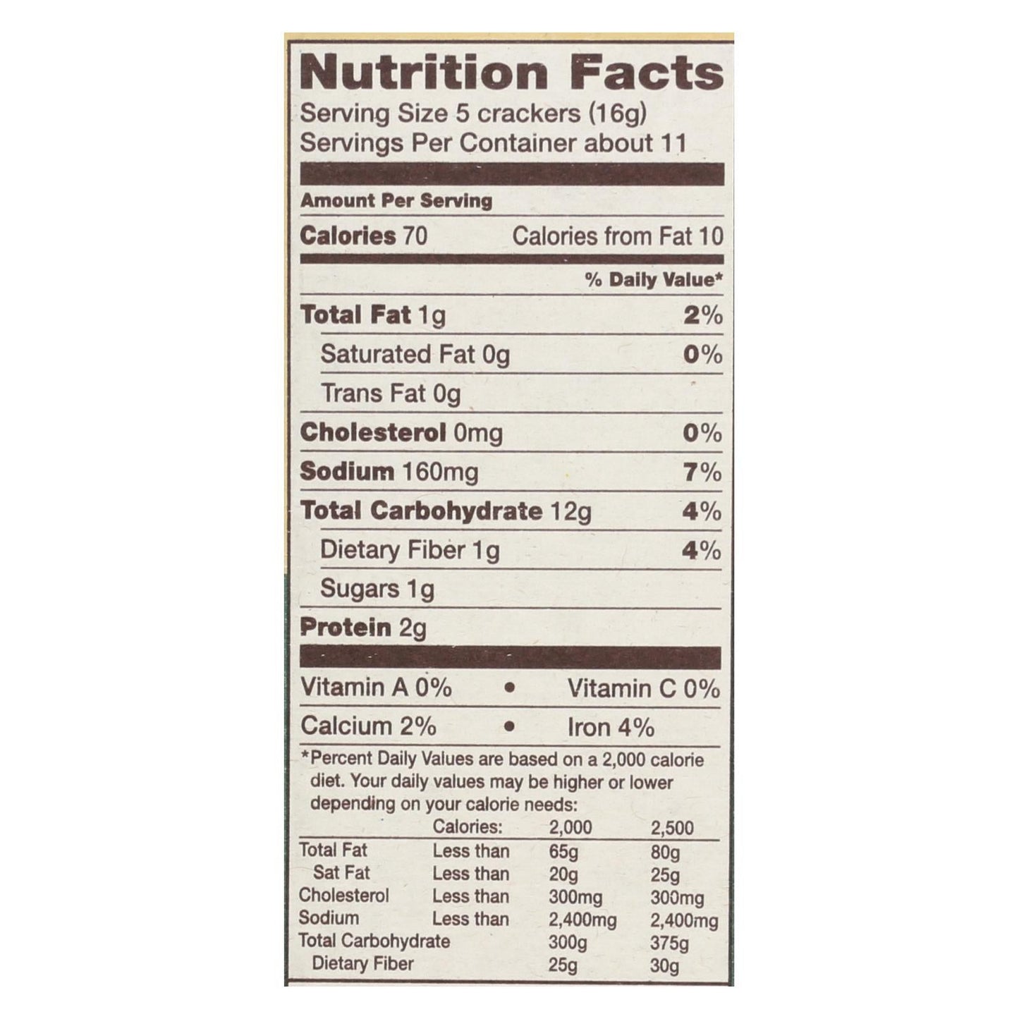 Back to Nature Stoneground Wheat Crackers with Roasted Garlic & Herb (Pack of 6 - 6 Oz.)
