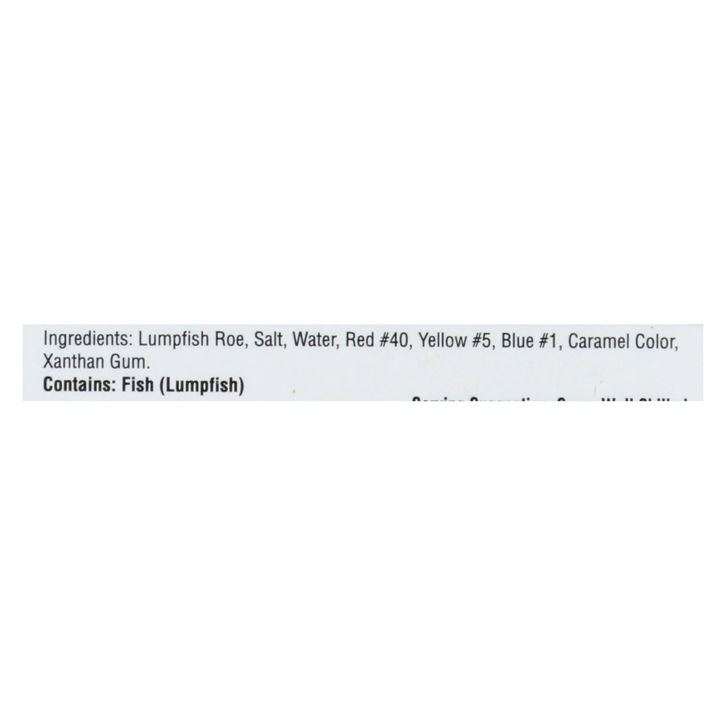 Romanoff Caviar -   Black Lumpfish (6 x 2 Oz.)