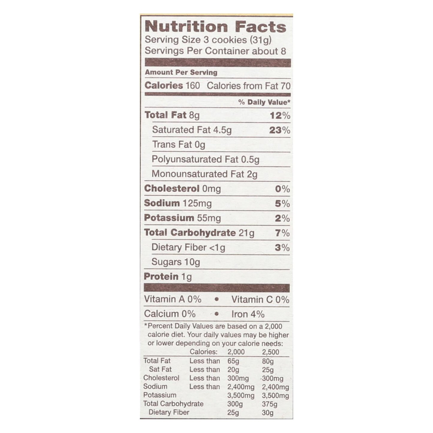 Back To Nature Fudge Striped Decadent Shortbread Cookies (Pack of 6 - 8.5 Oz)