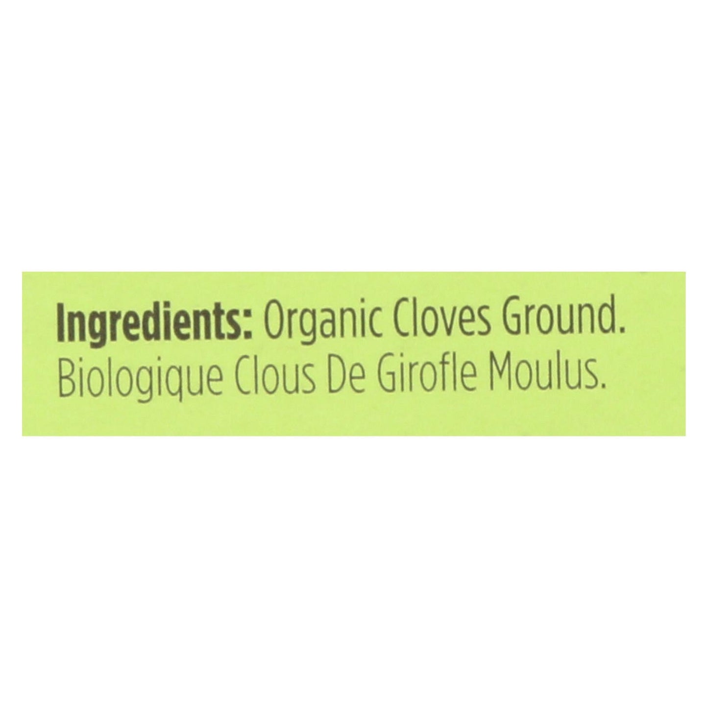 Spicely Organics Ground Cloves, Premium Spice for Baking & Culinary, Organic, 0.4 Oz. (Pack of 6)