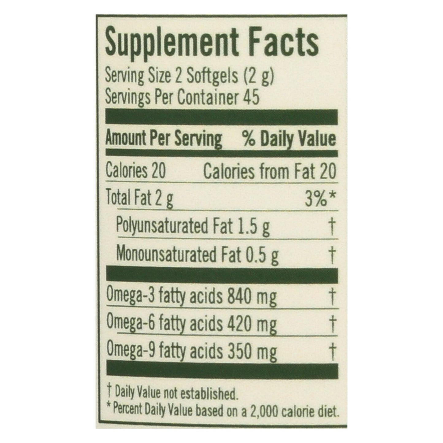Flora Udo's Oil 3-6-9 Blend, 90 Softgels