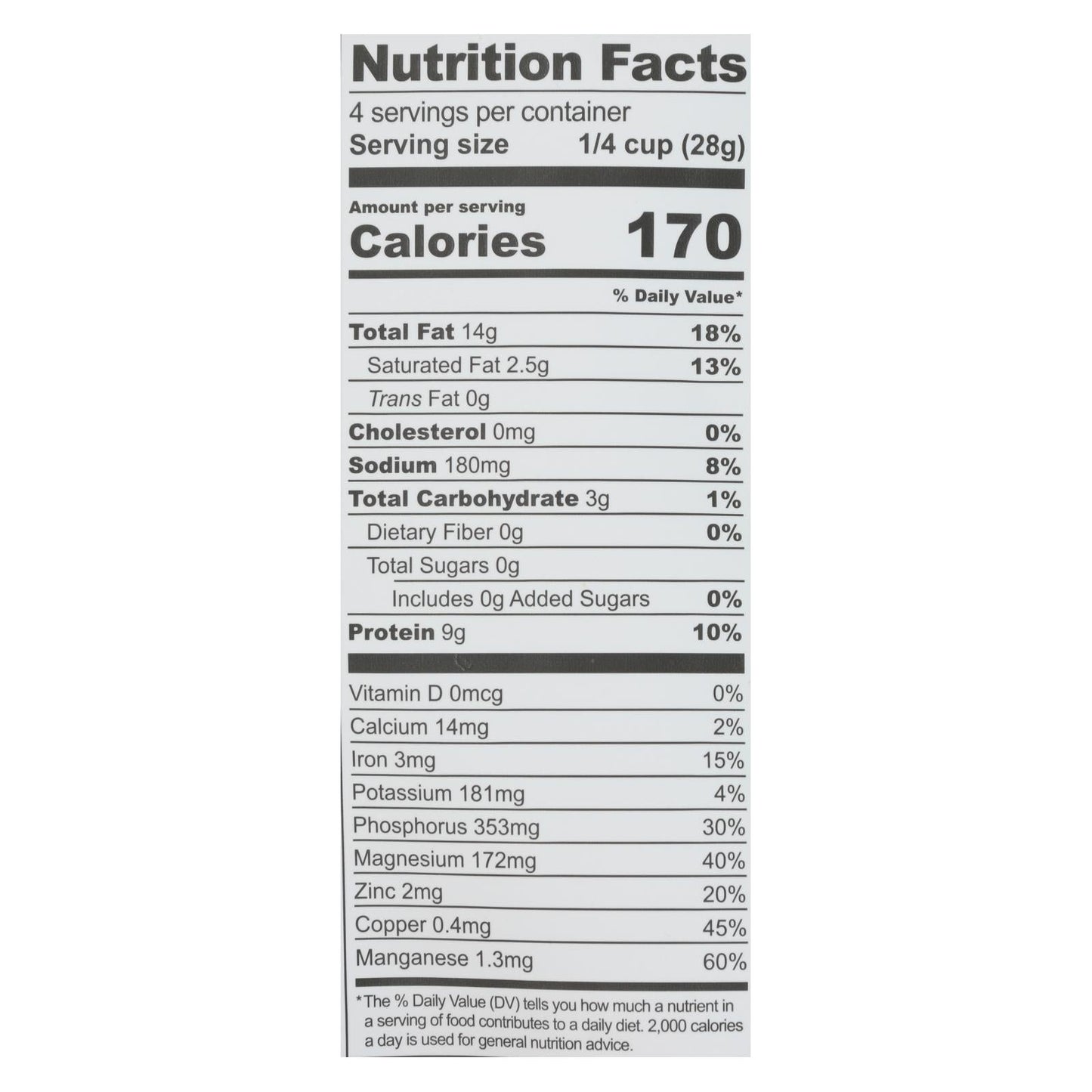 GoRaw Sprouted Pumpkin Seed Snack, 4 oz, Pack of 10