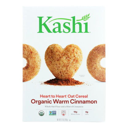 Kashi Heart to Heart Warm Cinnamon Oat Cereal (Pack of 12 - 12 Oz)