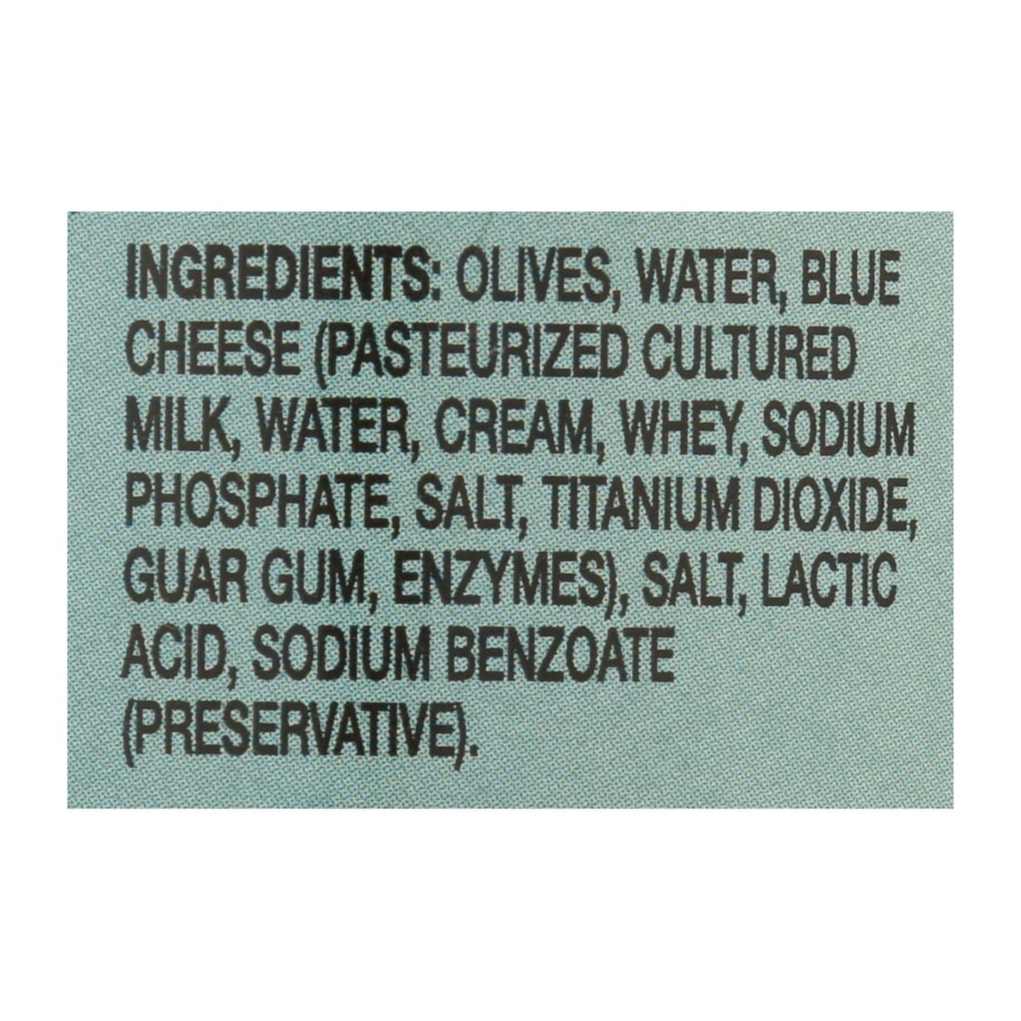Sable and Rosenfeld Tipsy Blue Cheese Stuffed Olives, Pack of 6 - 5 Oz. Each