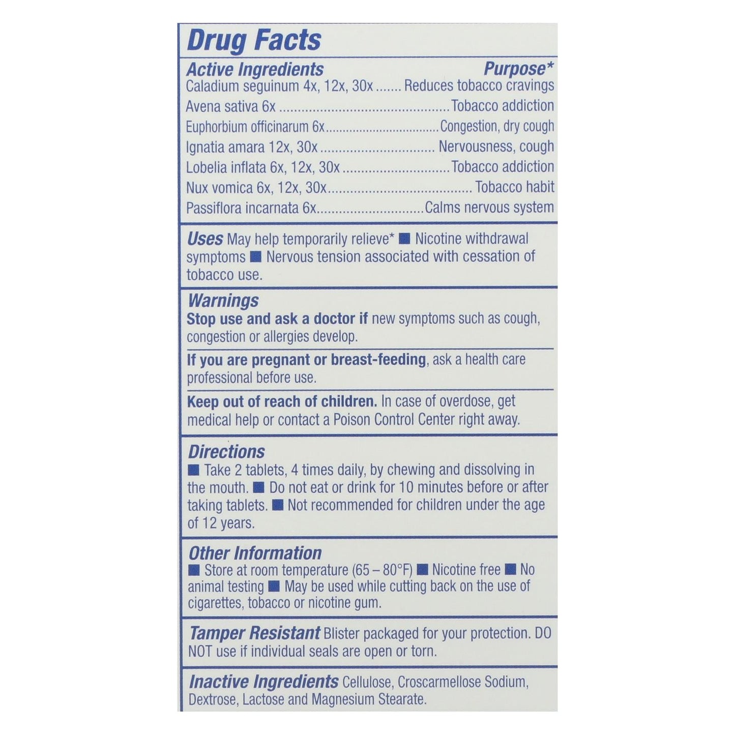 Natrabio Stop-it Smoking Detoxifying Tablets (60ct)