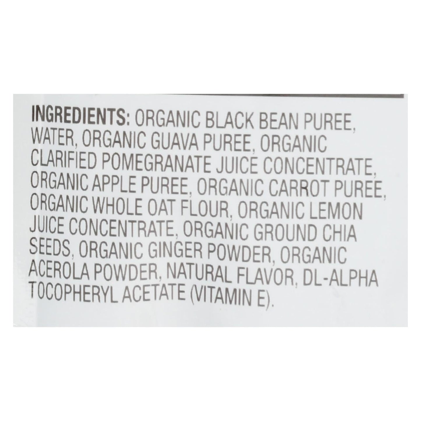 Plum Organics Mighty 4 Blends Tots - Guava, Pomegranate, Black Bean, Carrot & Oat - 4 Oz. Pouches (Pack of 6)