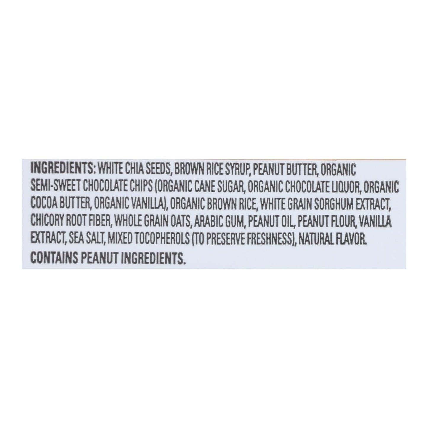 Health Warrior Chia Bar - Chocolate Peanut Butter (Pack of 15) .88 Oz Bars