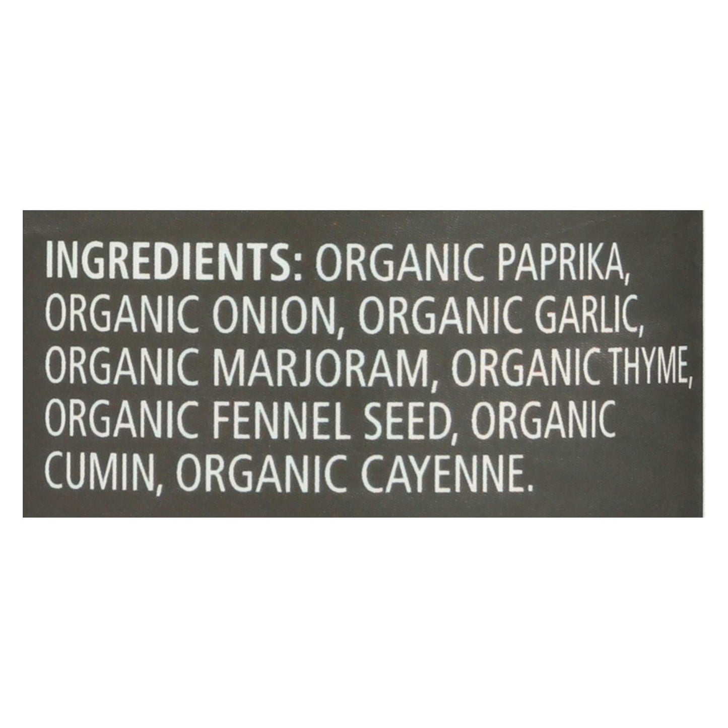 Frontier Herb - Organic Cajun Seasoning Blend (2.08 Oz.)