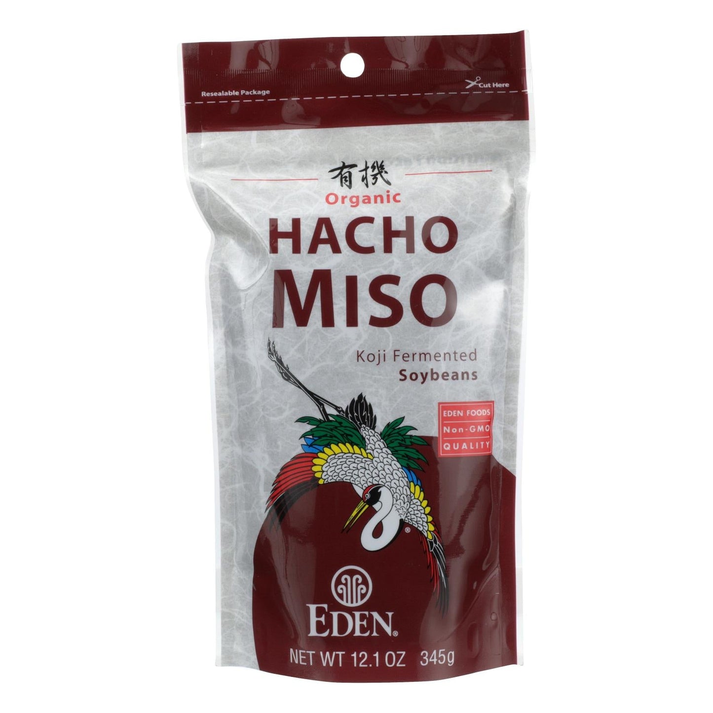 Eden Foods Organic Hacho Miso (Pack of 12) - 12.1 Oz. | Non-GMO, Traditional Japanese Seasoning