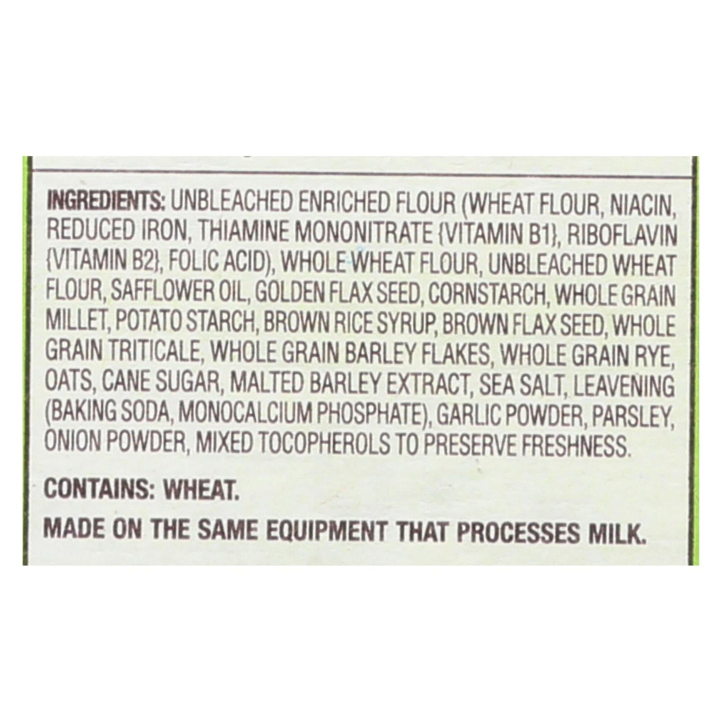 Back To Nature Organic Multigrain Flax Seed Flatbread Crackers (Pack of 6 - 5.5 Oz.)