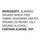 Woodstock Premium Non-GMO Tamari Glazed Almonds, 7.5 Oz (Pack of 8)