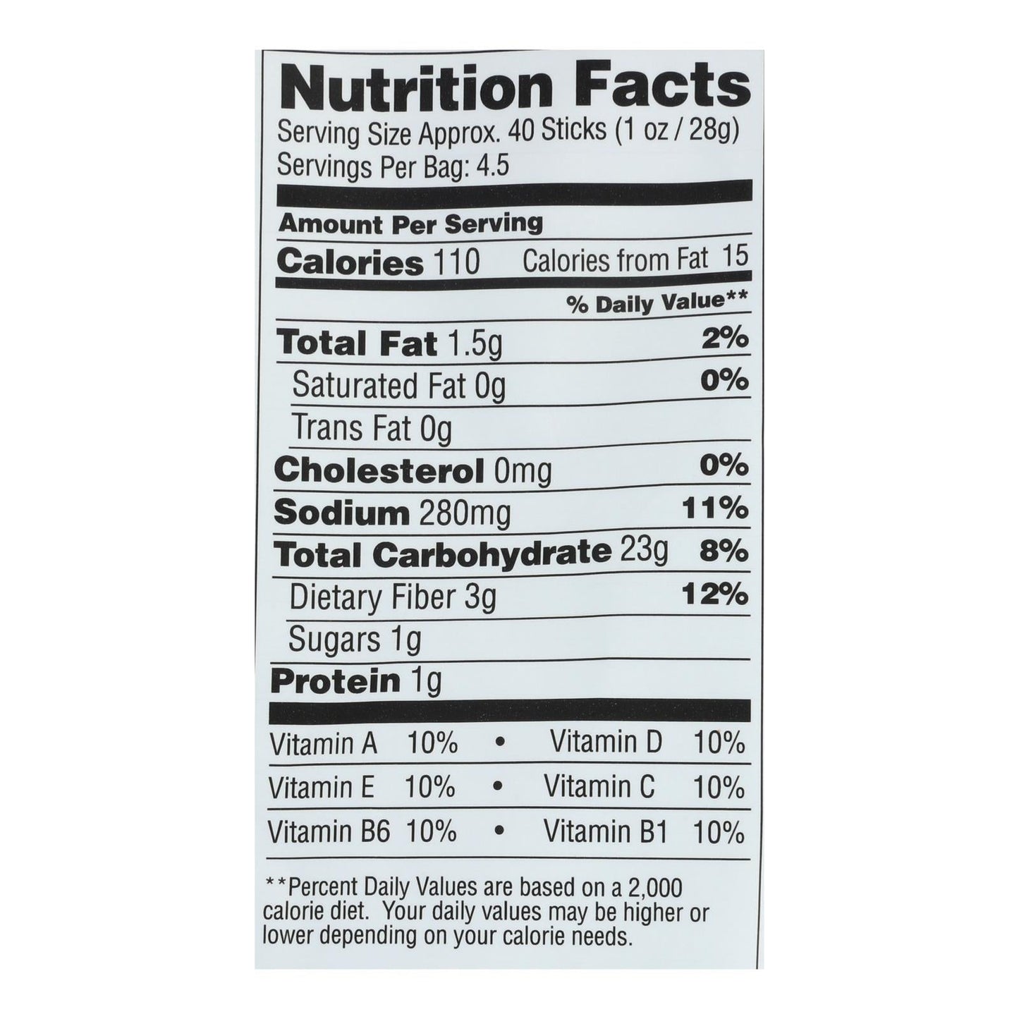 From The Ground Up Cauliflower Pretzel Sticks: Original, Crunchy Snack (Pack of 12, 4.5 Oz. Each)