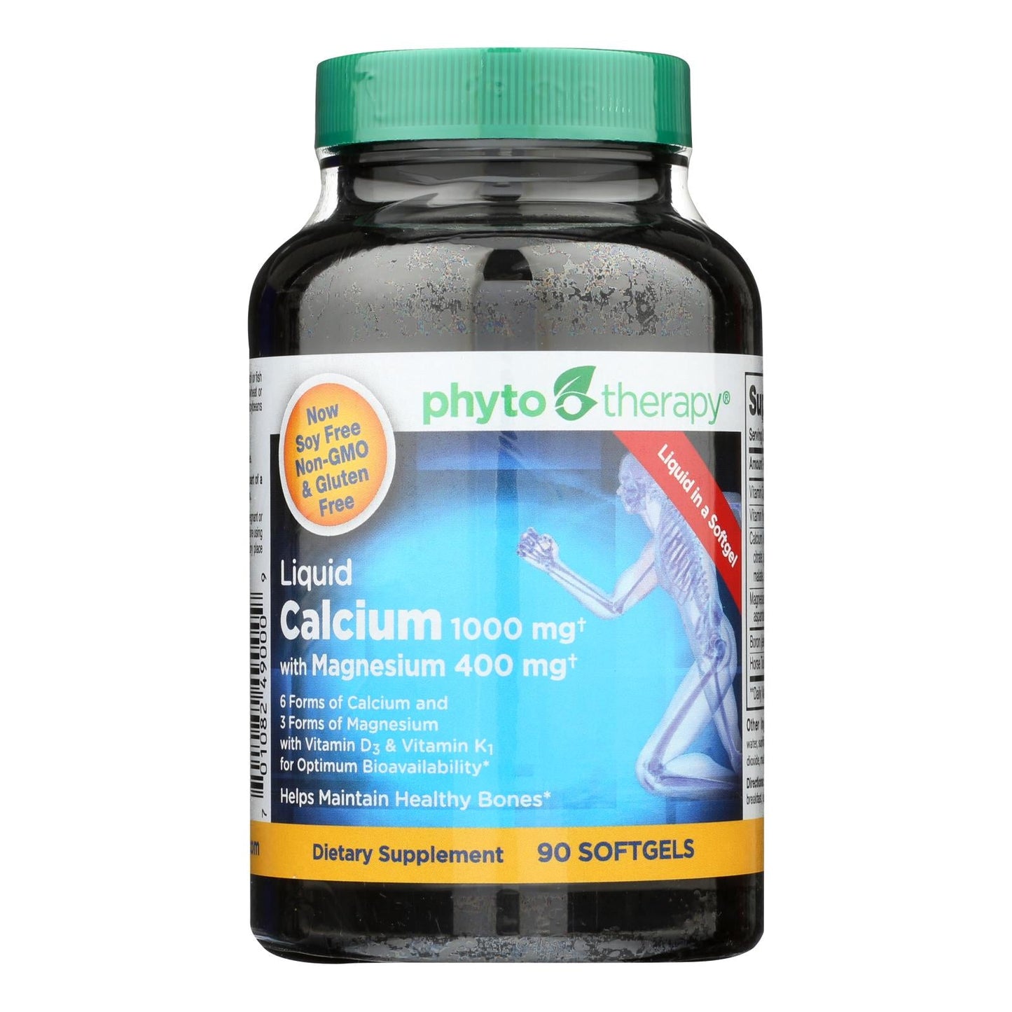 Liquid Calcium by Phyto-Therapy (90 Softgels, 1000mg)