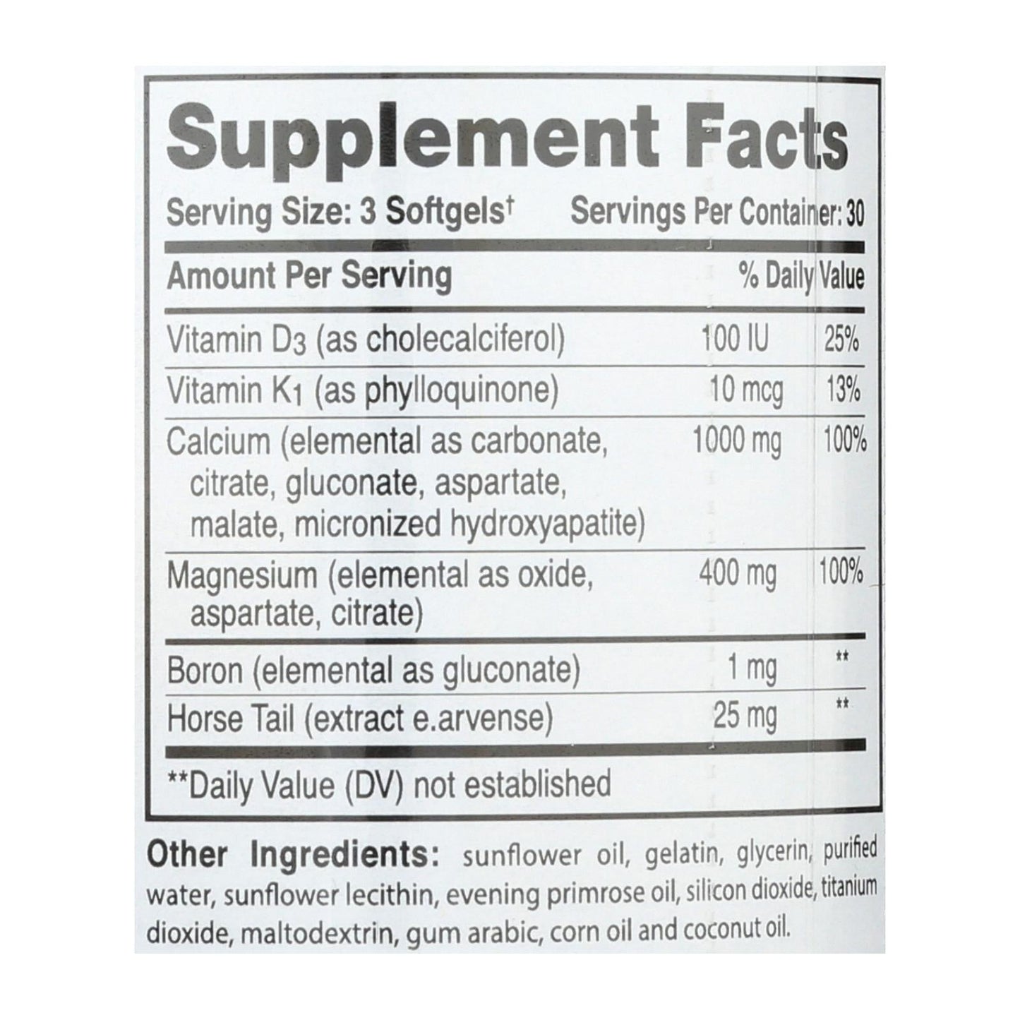 Liquid Calcium by Phyto-Therapy (90 Softgels, 1000mg)