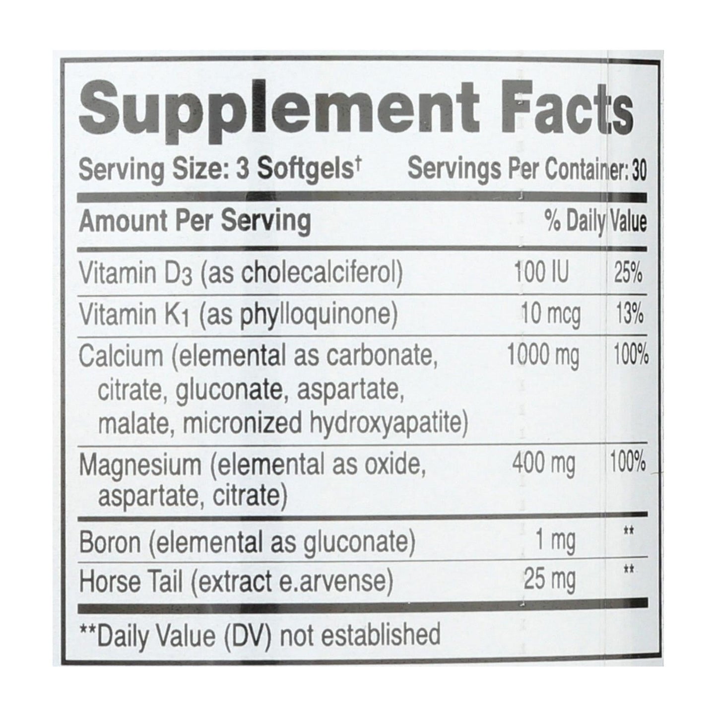 Liquid Calcium by Phyto-Therapy (90 Softgels, 1000mg)