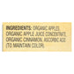 Santa Cruz Organic Cinnamon Apple Sauce (12-Pack, 23 oz. Each)