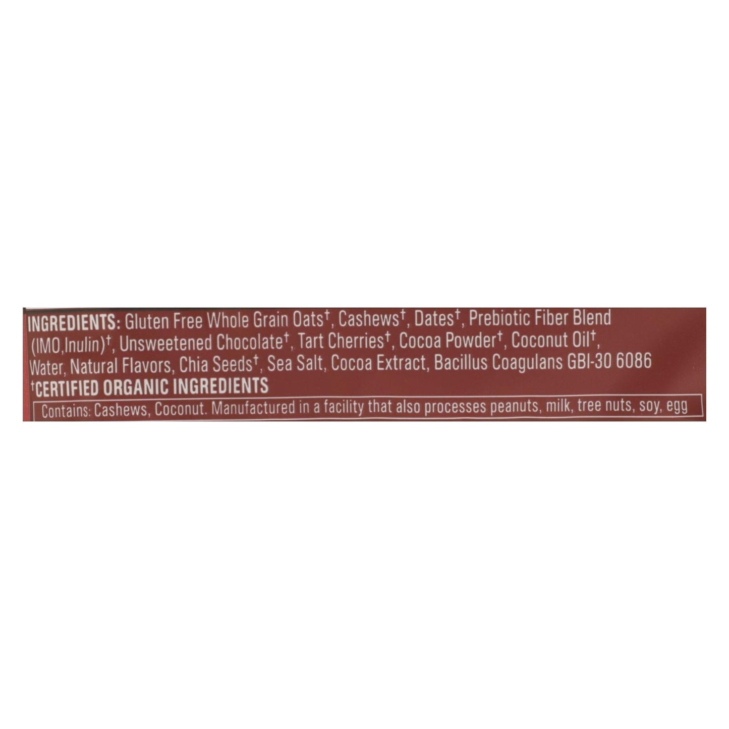 Core Foods Probiotic Dark Chocolate (Pack of 8 - 2 Oz.)