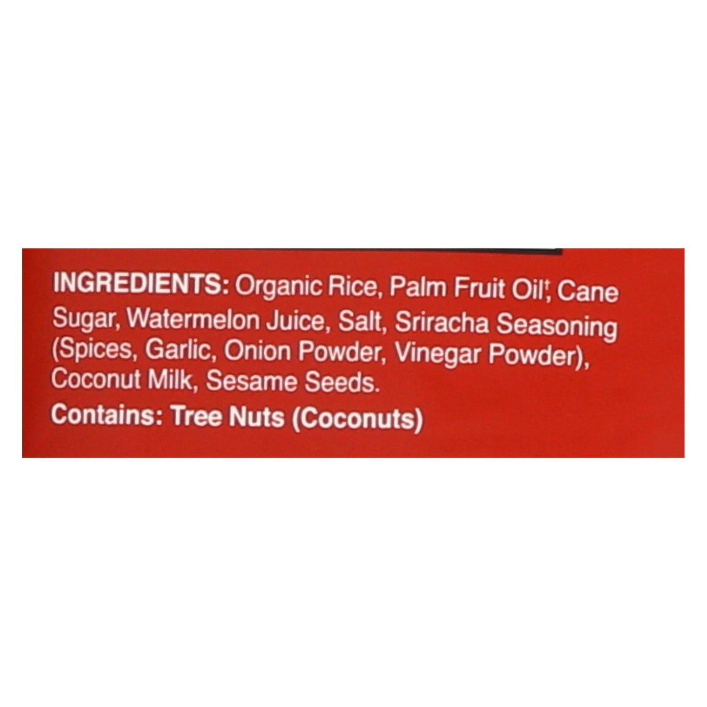 Dang Sriracha Sticky Rice Chips (Pack of 12 - 3.5 Oz.)