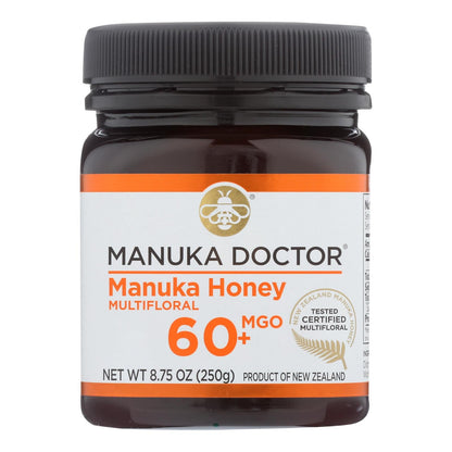 Manuka Doctor Premium Grade MGO60+ Manuka Honey, 8.75 Oz. Pack of 6