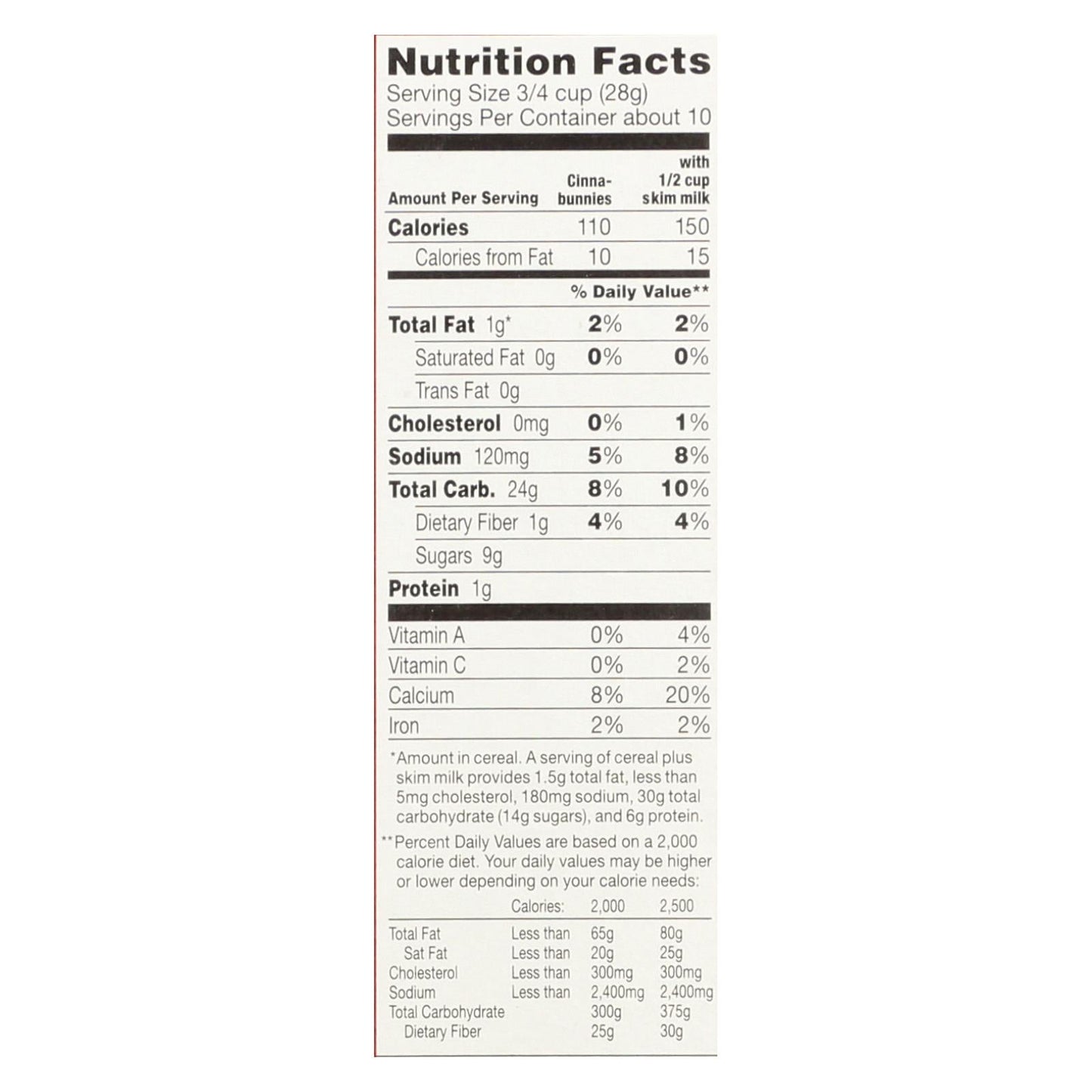 Annie's Homegrown Cinnabunnies Cereal (10 oz, Pack of 10)
