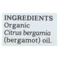 Aura Cacia Organic Bergamot Essential Oil, 0.25 Oz.
