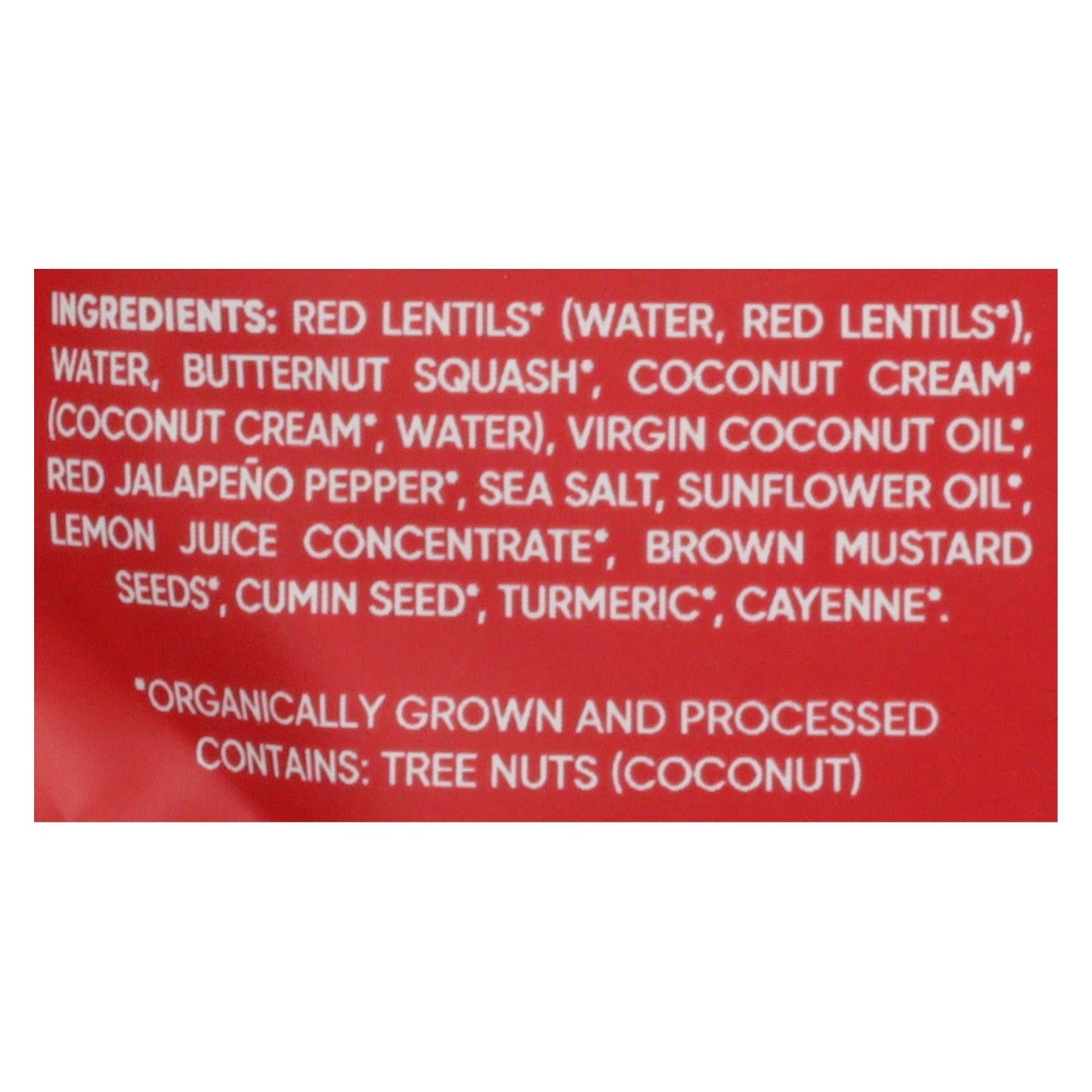 Maya Kaimal Organic Everyday Red Lentil Butternut Squash Coconut Curry Dal, 6 x 10 Oz