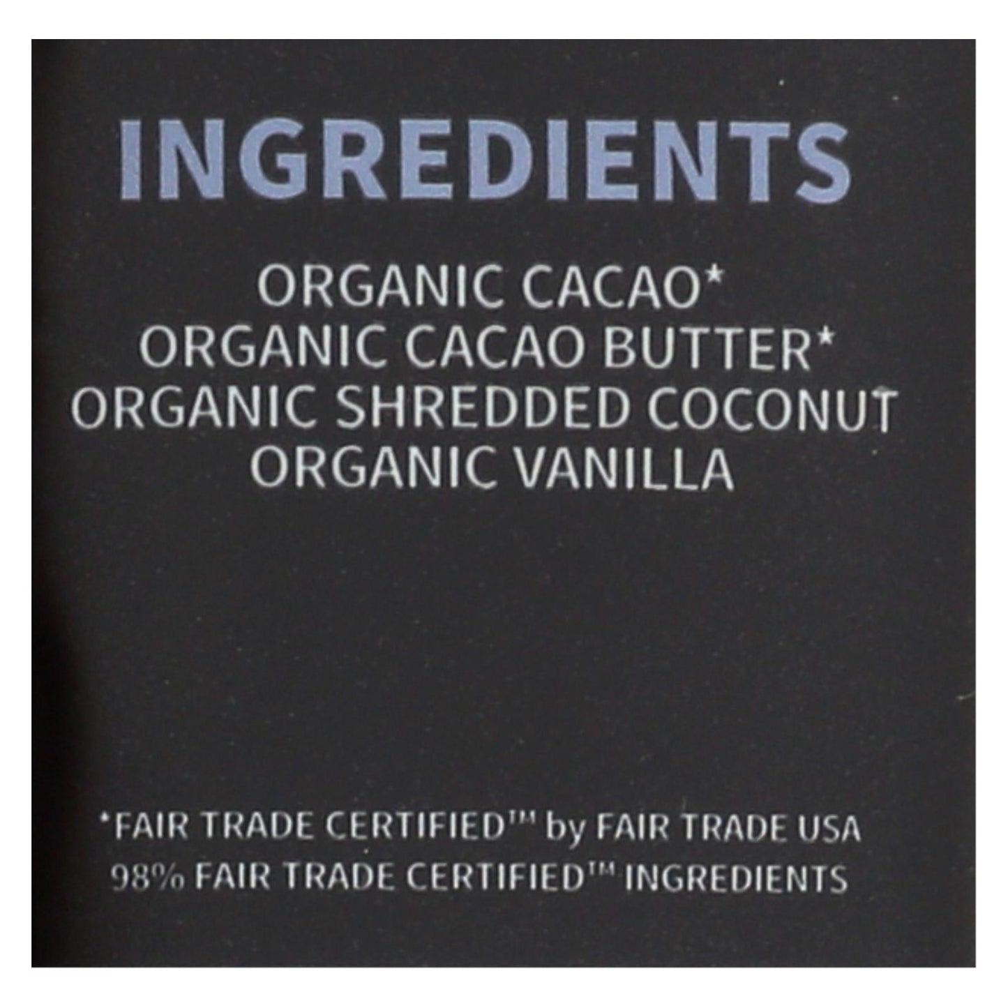 Eating Evolved Chocolate Bar - Midnight Coconut (Pack of 8) - 2.5 Oz.