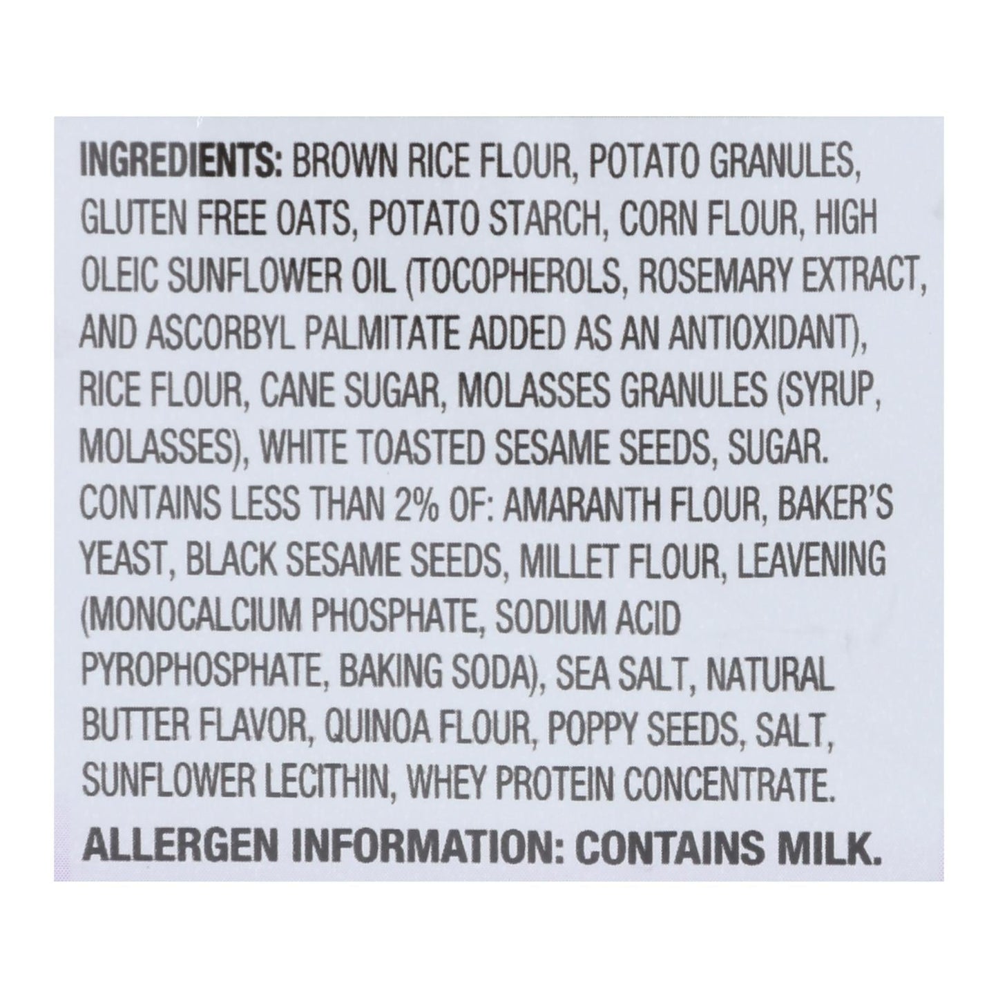 Milton's Gluten-Free Multigrain Baked Crackers, 4.5 Oz (Pack of 12)