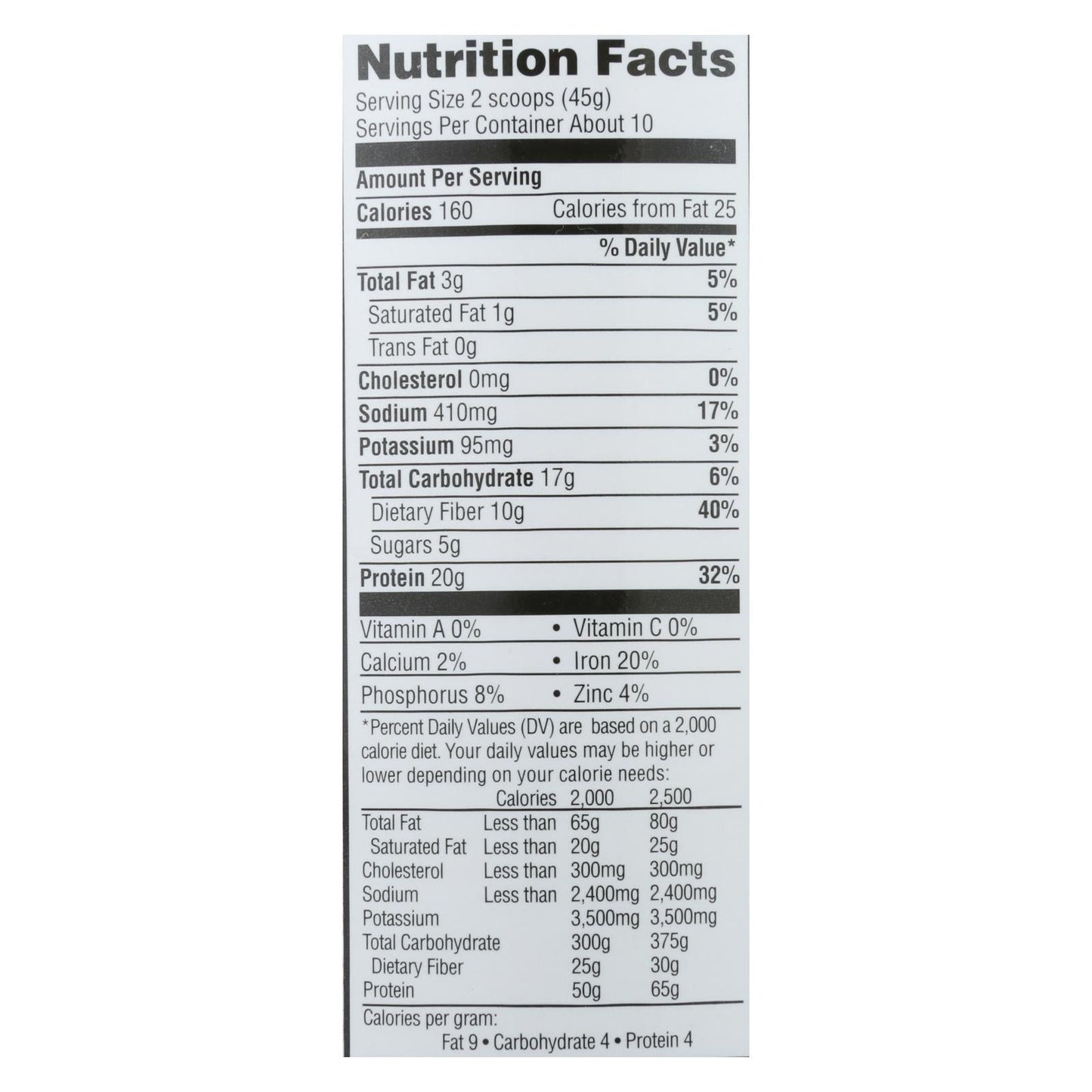 Ideal Vanilla Plant-Powered Protein Powder (16 Oz.)
