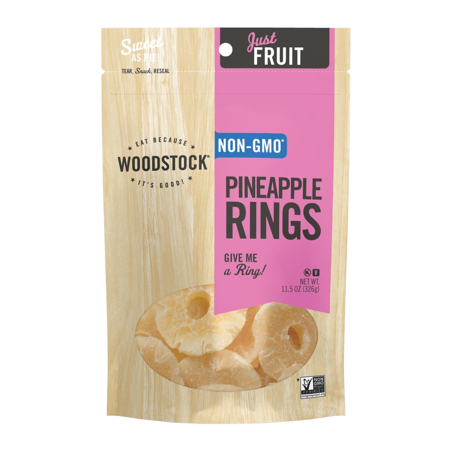 Woodstock Sweetened Pineapple Slices in 100% Pineapple Juice (Pack of 8 - 11.5 Oz.)