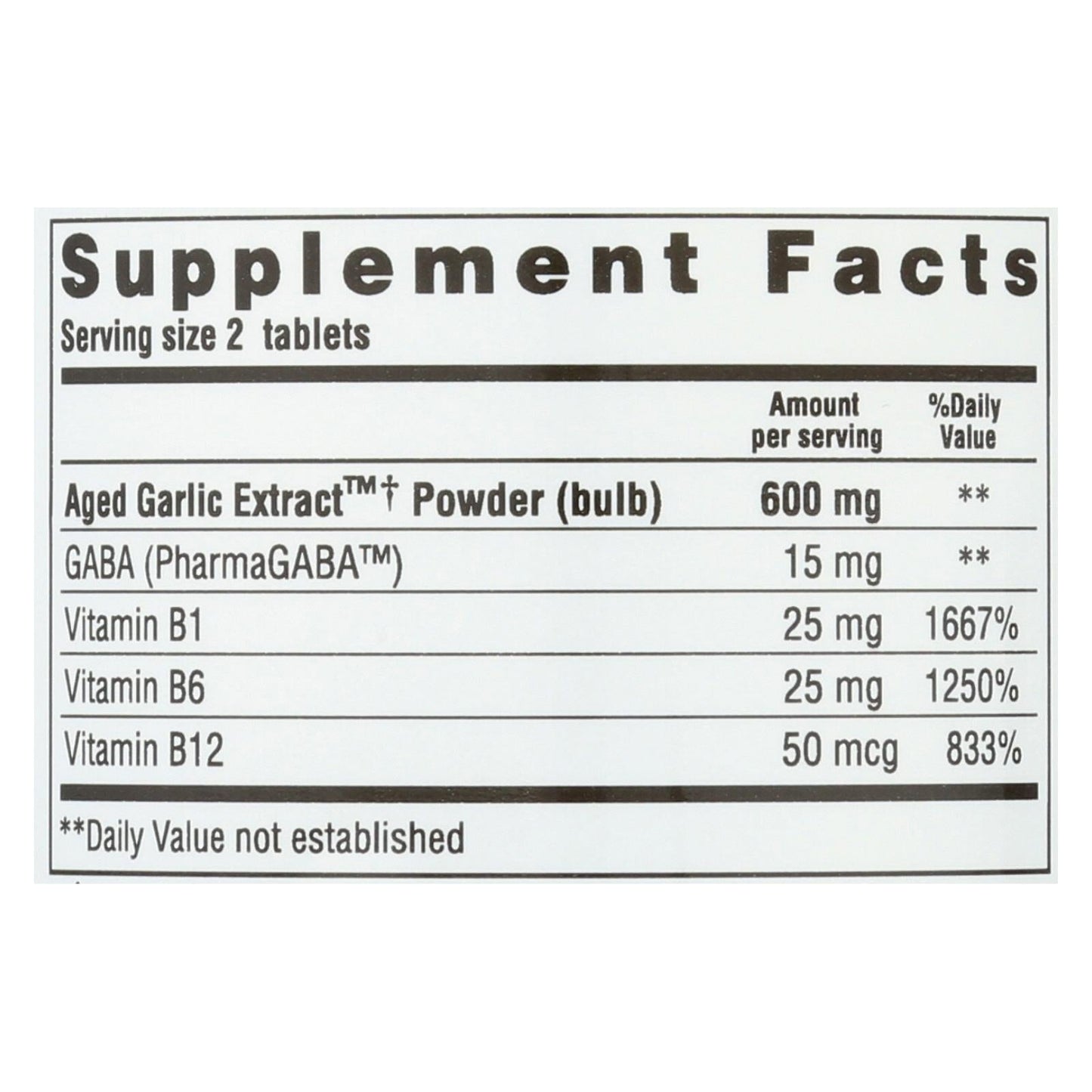 Kyolic Aged Garlic Extract: 100 Tablets for Stress & Fatigue Relief