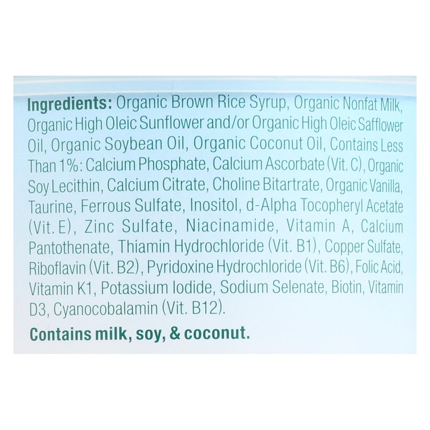 Baby's Only Organic Dairy Toddler Formula (Iron-Fortified, 12.7 oz, Pack of 6)