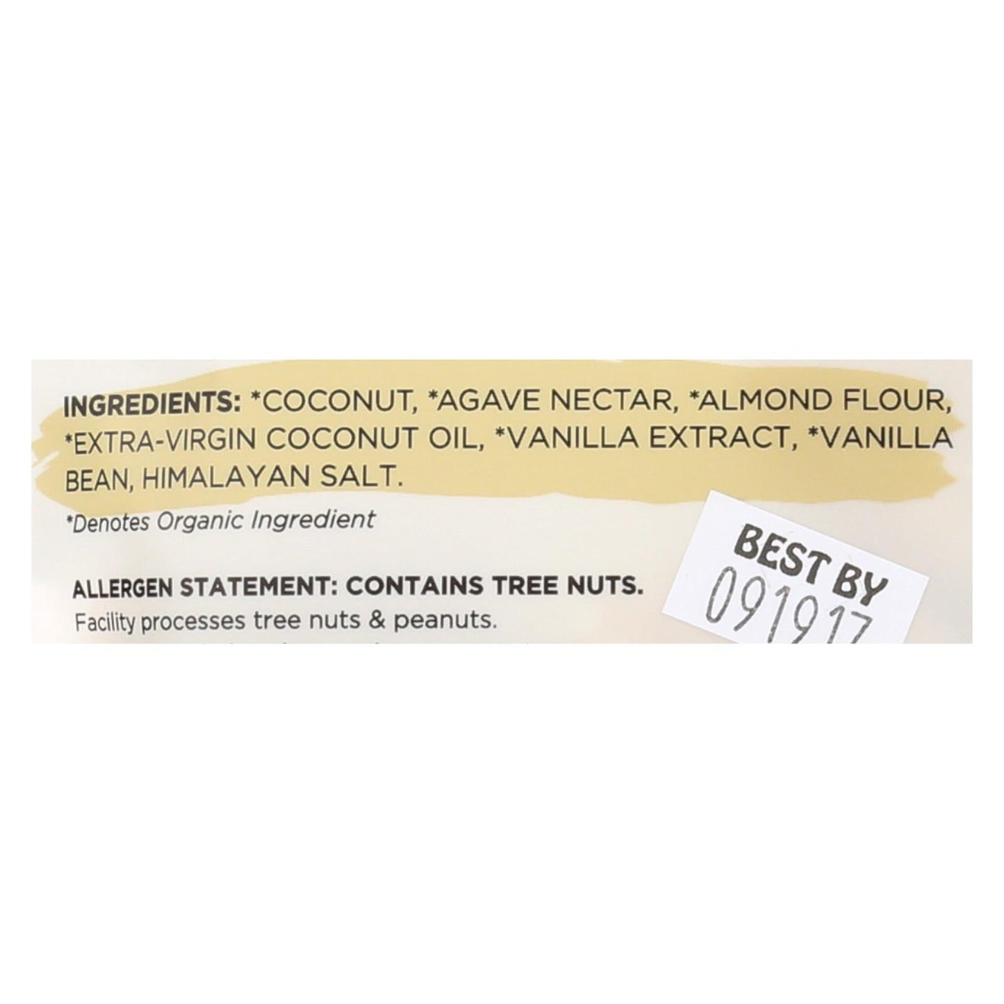 Emmy's Organics Vanilla Organic Coconut Cookies (Pack of 8 - 6 Ounces)