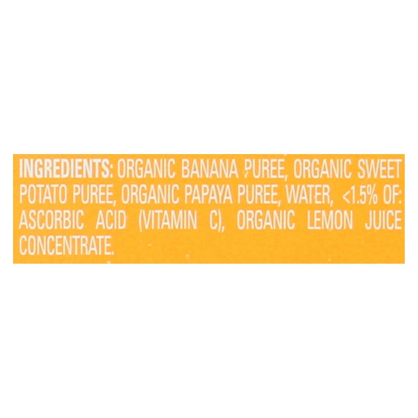 Happy Baby Clearly Crafted Bananas, Sweet Potatoes & Papayas (16 - 4 Oz. Pouches)