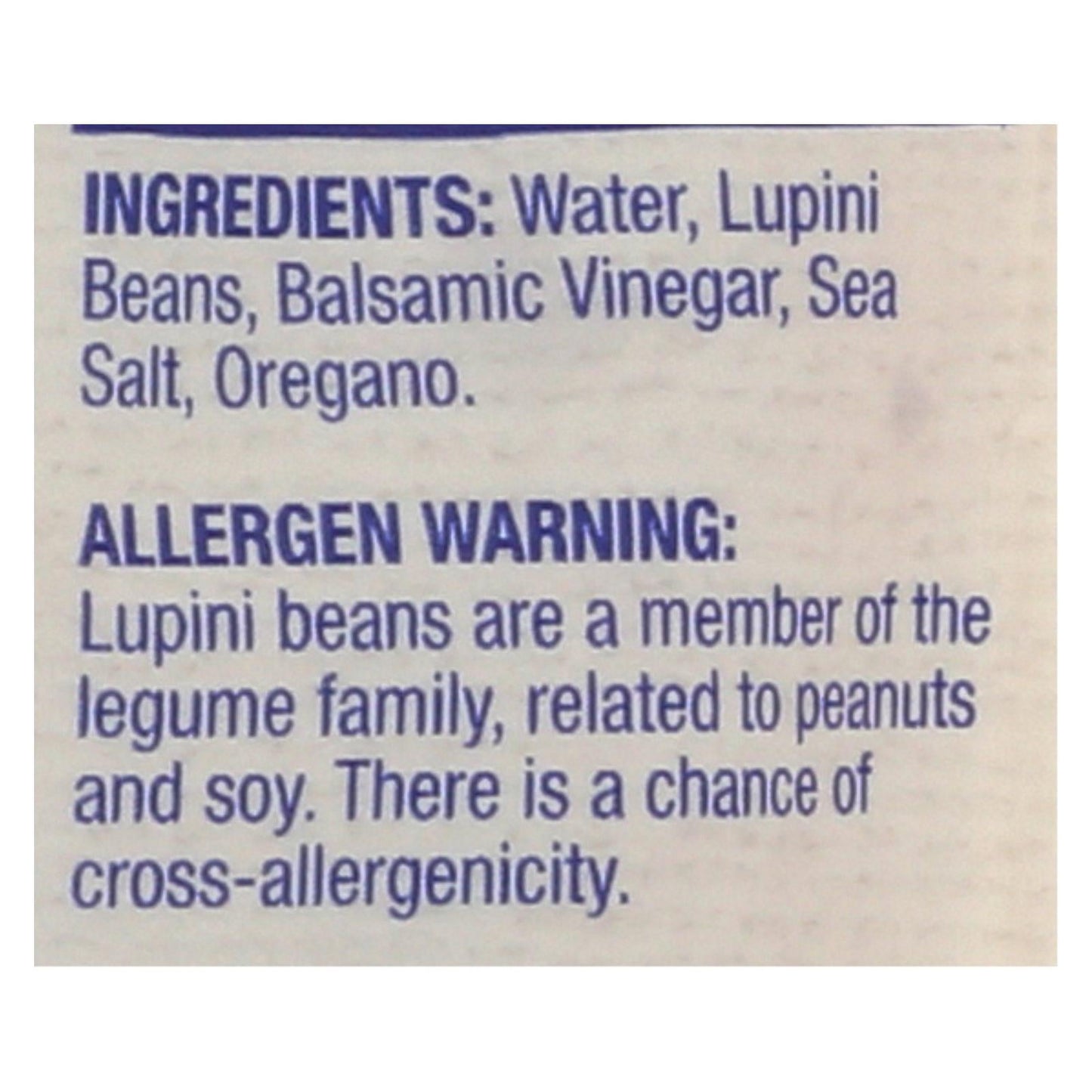 Brami Balsamic and Herb Lupini Beans: Pack of 8 x 5.3 Oz