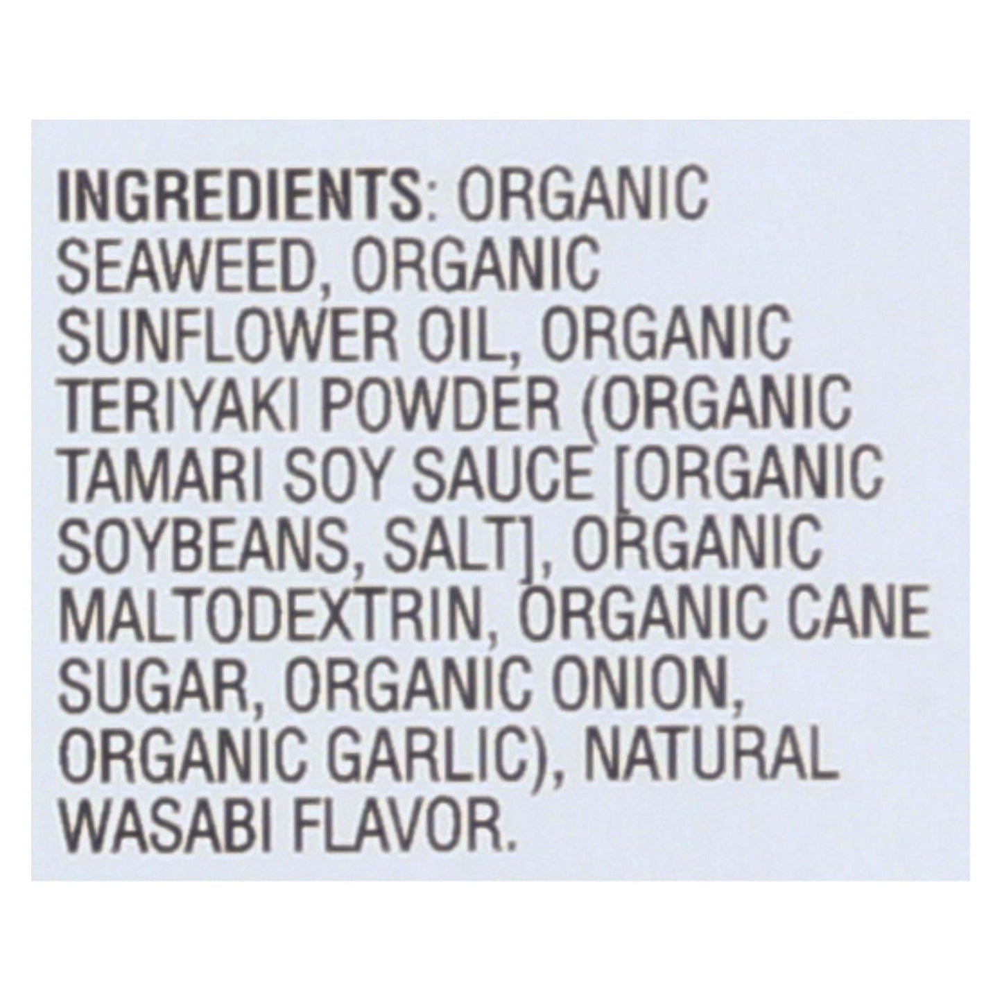 Gimme Organic Roasted Wasabi 12-Pack, 0.35 Oz. Each