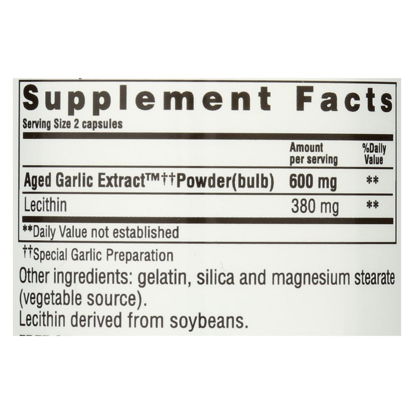 Kyolic Aged Garlic Extract Cholesterol Support Formula 104, 100 Capsules