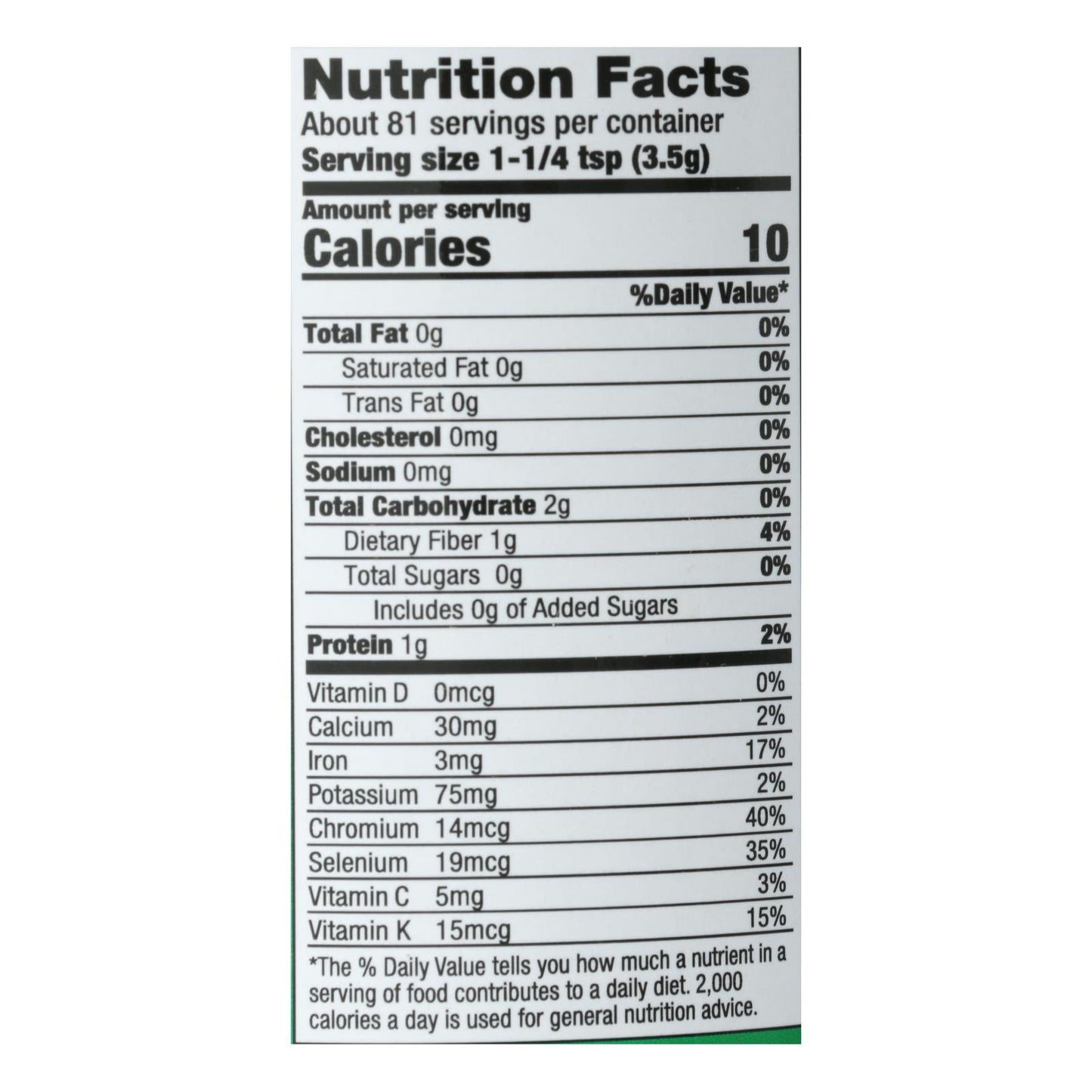 Pines International Premium Organic Alfalfa Powder