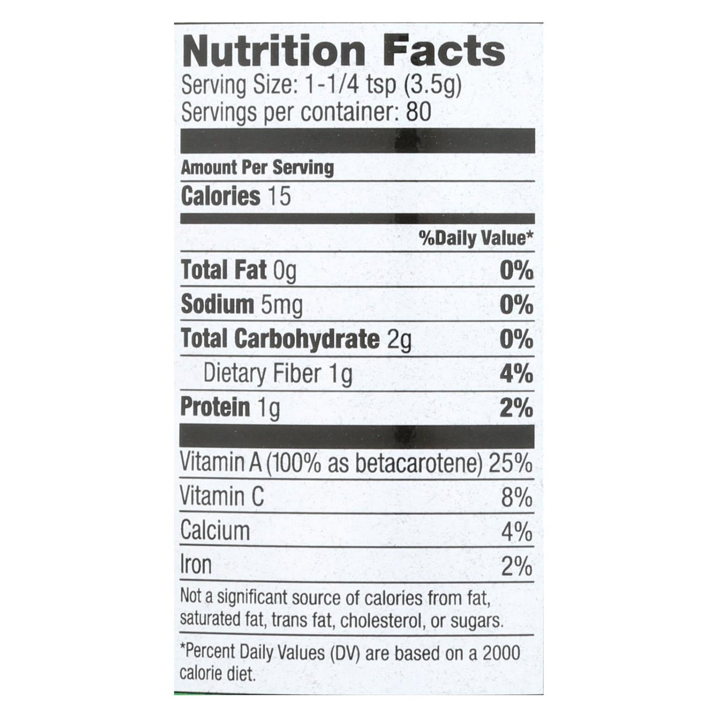 Pines International Premium Organic Alfalfa Powder