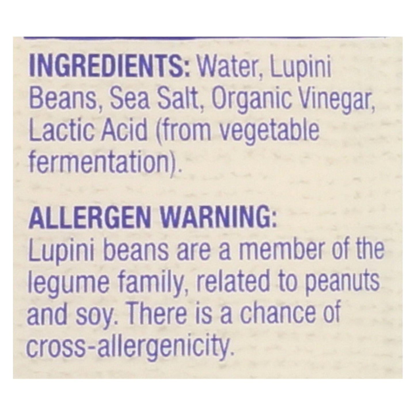 Brami Lupini Snack: Sea Salt Delights, 8-Pack x 5.3 Oz