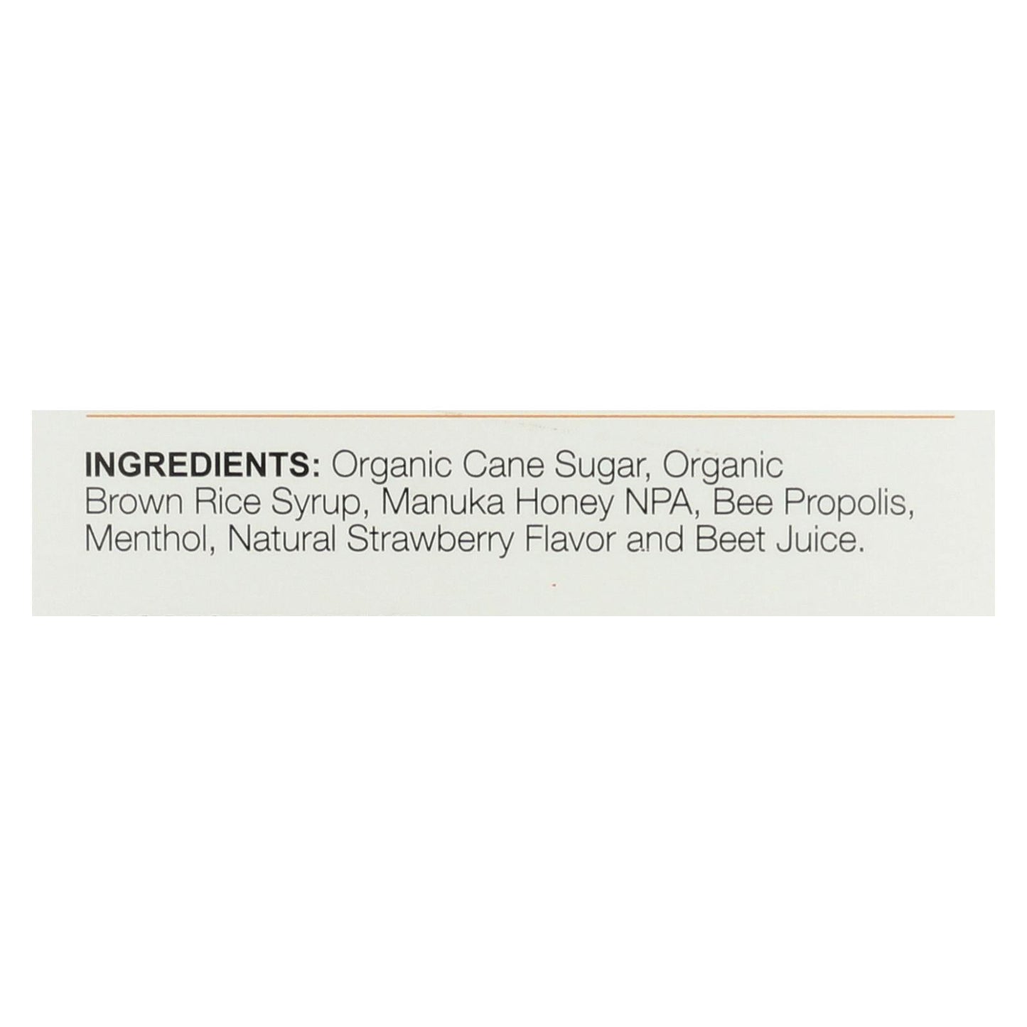 Pacific Resources International Manuka Honey Soothing Strawberry Lozenges, 20-Pack