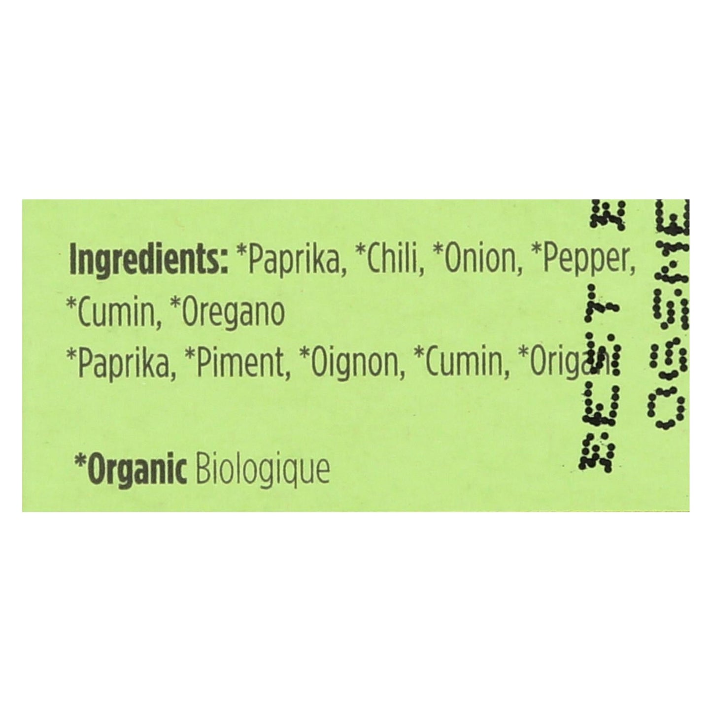 Spicely Organics Mexican Seasoning, Organic, 0.5 Oz. (Pack of 6)
