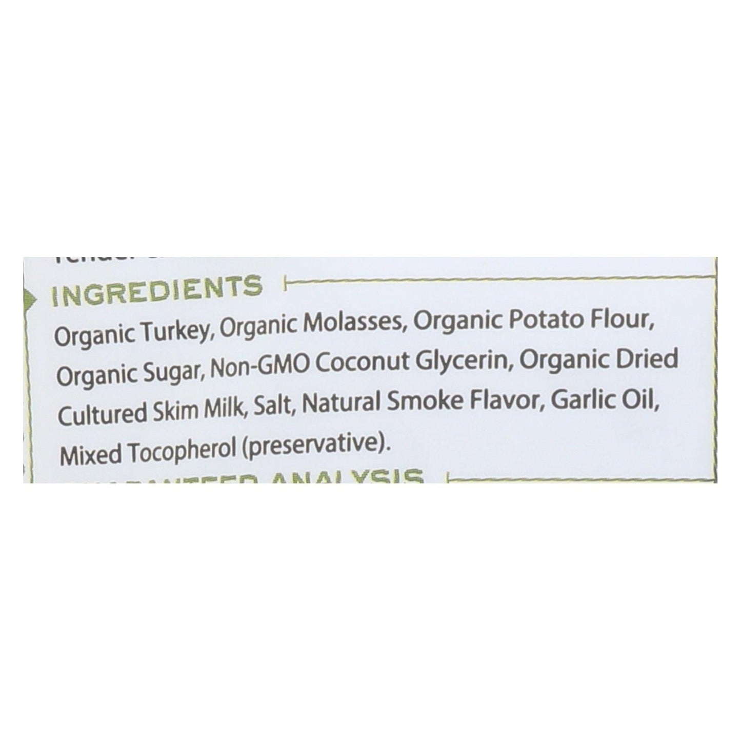 Tender & True Organic Turkey Jerky Treats (10 x 4 Oz. Packs)