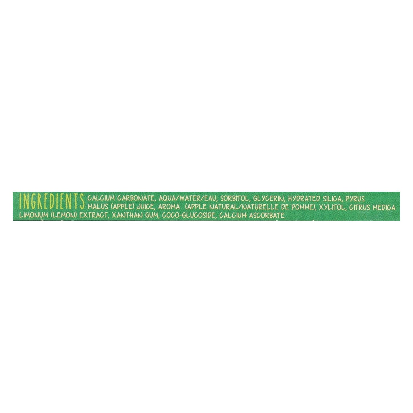 Green Beaver Green Apple Fluoride-Free Toothpaste (2.5 Fl Oz)